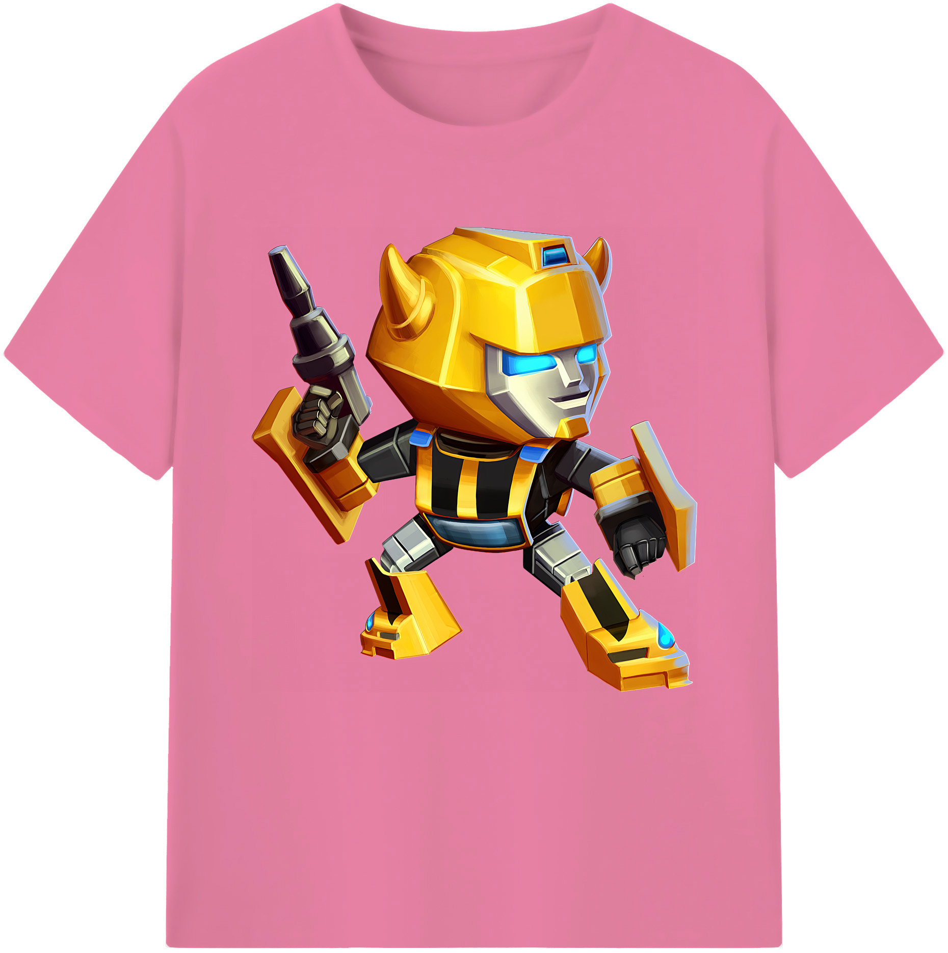 （画像用） Transformers トランスフォーマー 綿100％半袖Tシャツ（フロントプリント）